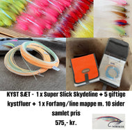 KYST SÆT TILBUD - SUPER SLICK SKYDELINE + FORFANGSMAPPE + 5 FLUER